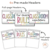 Simple Pastels Classroom Rules Posters - Miss Jacobs Little Learners