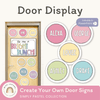 Simple Pastels Door Display or Bulletin Board - Miss Jacobs Little Learners