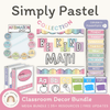 Simply Pastel Classroom Decor Bundle - Miss Jacobs Little Learners