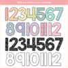 Skip Counting Large Number Display - Pastel Composition Notebook Decor - Miss Jacobs Little Learners