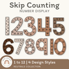 Skip Counting Posters | Ombre Neutral Math Classroom Decor - Miss Jacobs Little Learners