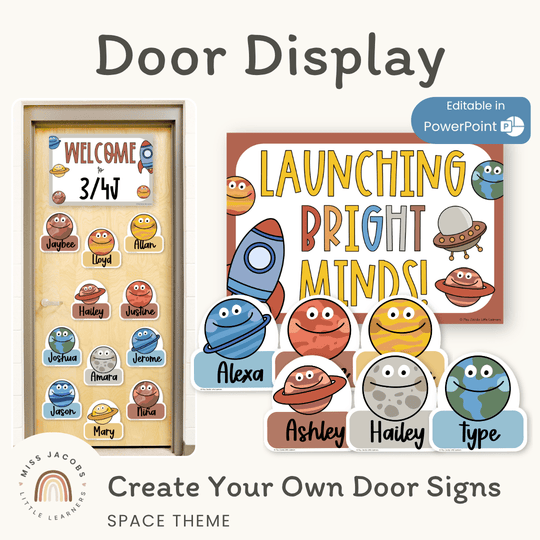 Space Door Display Classroom Decor