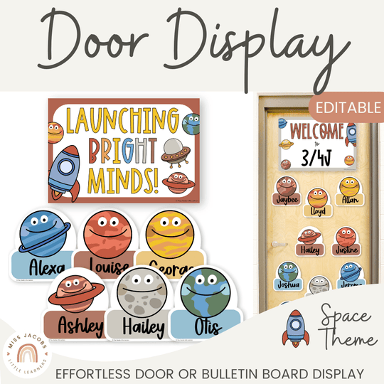 Space Door Display Classroom Decor