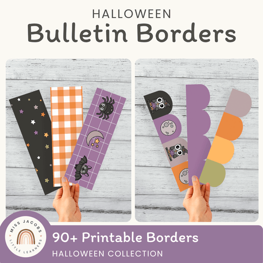 Spooky Halloween Bulletin Board Borders
