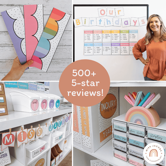 Spotty Brights Classroom Decor Bundle | Bright and Colorful Theme | Editable - Miss Jacobs Little Learners