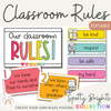 Spotty Brights Classroom Rules Posters - Miss Jacobs Little Learners