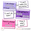 Spotty Brights Themed Growth Mindset Posters | Rainbow Color Palette | Editable - Miss Jacobs Little Learners