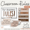 Spotty Neutrals Classroom Rules Posters - Miss Jacobs Little Learners