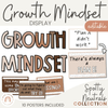 Spotty Neutrals Themed Growth Mindset Posters | Neutral Ombre Color Palette | Editable - Miss Jacobs Little Learners