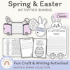 Spring Easter Classroom Crafts & Writing Activity Templates Bundle - Miss Jacobs Little Learners