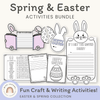 Spring Easter Classroom Crafts & Writing Activity Templates Bundle - Miss Jacobs Little Learners