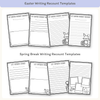 Spring Easter Classroom Crafts & Writing Activity Templates Bundle - Miss Jacobs Little Learners