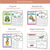 Spring Science Thematic Unit Bundle - Printable Activities & Worksheets - Miss Jacobs Little Learners