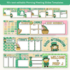 St. Patrick’s Day Morning Meeting Slides Templates: Google, Canva, PPT - Miss Jacobs Little Learners
