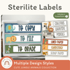 Sterilite Drawer Labels - Cute Jungle Animals Decor - Miss Jacobs Little Learners
