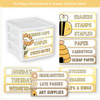 Sterilite Drawer Labels - Happy Hive Classroom Decor - Miss Jacobs Little Learners