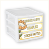 Sterilite Drawer Labels - Happy Hive Classroom Decor - Miss Jacobs Little Learners
