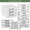 Sterilite Drawer Labels - Modern Botanical Decor - Miss Jacobs Little Learners