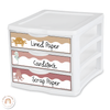 Sterilite Labels | Editable 3 Drawer Labels | Cute Sea Life - Miss Jacobs Little Learners