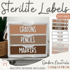 Sterilite Labels | Editable 3 Drawer Labels | Ombre Neutrals - Miss Jacobs Little Learners