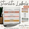 Sterilite Labels | Editable 3 Drawer Labels | Simply Boho - Miss Jacobs Little Learners