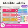 Sterilite Labels | Editable 3 Drawer Labels | Simply Bright - Miss Jacobs Little Learners