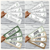 Student Desk Name Plate & Goals Mat - Modern Botanical Decor - Miss Jacobs Little Learners