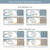 Student Desk Name Plate & Goals Mat - Modern Ocean Decor - Miss Jacobs Little Learners