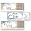 Student Desk Name Plate & Goals Mat - Modern Ocean Decor - Miss Jacobs Little Learners