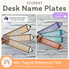 Student Desk Name Plates - Cutesy Classroom Decor - Miss Jacobs Little Learners