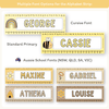 Student Desk Name Plates - Happy Hive Classroom Decor - Miss Jacobs Little Learners