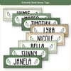 Student Desk Name Plates - Modern Botanical Classroom Decor - Miss Jacobs Little Learners