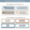 Student Desk Name Plates - Modern Ocean Classroom Decor - Miss Jacobs Little Learners