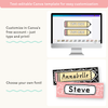 Student Desk Name Plates - Pastel Composition Notebook Classroom Decor - Miss Jacobs Little Learners