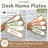 Student Desk Name Plates - Woodland Theme Classroom Decor - Miss Jacobs Little Learners