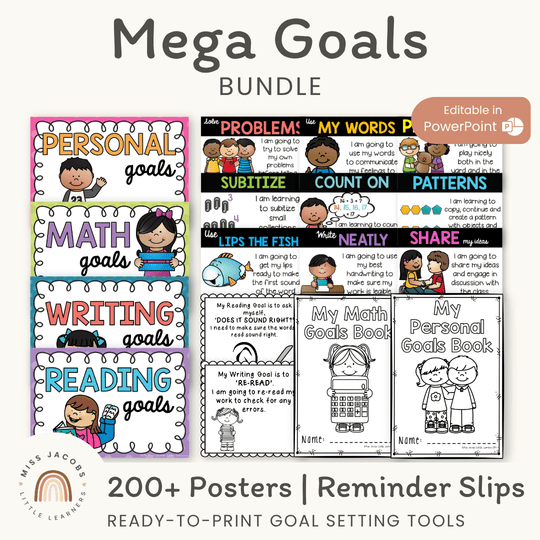 Student Goal Setting Mega Bundle