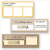 Student Goals Desk Mat - Happy Hive Classroom Decor - Miss Jacobs Little Learners