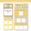 Student Goals Desk Mat - Happy Hive Classroom Decor - Miss Jacobs Little Learners
