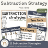 Subtraction Strategies Posters - Boho Plants Decor - Miss Jacobs Little Learners