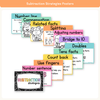 Subtraction Strategies Posters - Cutesy Classroom Decor - Miss Jacobs Little Learners