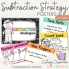 Subtraction Strategies Posters - Cutesy Classroom Decor - Miss Jacobs Little Learners