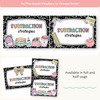 Subtraction Strategies Posters - Cutesy Pastel Math Decor - Miss Jacobs Little Learners