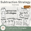 Subtraction Strategies Posters - Modern Jungle Classroom Decor - Miss Jacobs Little Learners