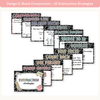 Subtraction Strategies Posters - Pastel Composition Notebook Math Decor - Miss Jacobs Little Learners