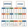 Synonym and Antonym Posters - Cute Jungle Animals English Decor - Miss Jacobs Little Learners