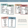 Synonym and Antonym Posters - Cute Sea Life English Decor - Miss Jacobs Little Learners