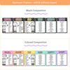 Synonym and Antonym Posters - Cutesy Composition English Decor - Miss Jacobs Little Learners