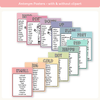 Synonym and Antonym Posters - Cutesy Pastel English Decor - Miss Jacobs Little Learners