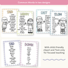Synonym and Antonym Posters - Daisy Gingham Pastels English Decor - Miss Jacobs Little Learners