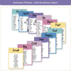 Synonym and Antonym Posters - Dreamy Space English Decor - Miss Jacobs Little Learners